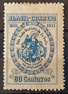 C 263 Brazil Stamp 3 Centenary Sao Joao Batista De La Salle Religion 1951 3 - Andere & Zonder Classificatie