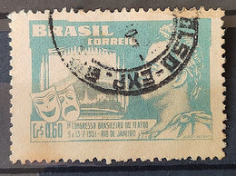 C 265 Brazil Stamp Brazilian Theater Congress Joao Caetano Dos Santos 1951 Circulated 1 - Autres & Non Classés