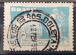 C 265 Brazil Stamp Brazilian Theater Congress Joao Caetano Dos Santos 1951 Circulated 10 - Andere & Zonder Classificatie