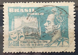 C 265 Brazil Stamp Brazilian Theater Congress Joao Caetano Dos Santos 1951 Circulated 11 - Andere & Zonder Classificatie