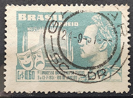 C 265 Brazil Stamp Brazilian Theater Congress Joao Caetano Dos Santos 1951 Circulated 17 - Autres & Non Classés