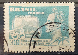 C 265 Brazil Stamp Brazilian Theater Congress Joao Caetano Dos Santos 1951 Circulated 22 - Sonstige & Ohne Zuordnung