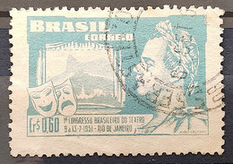 C 265 Brazil Stamp Brazilian Theater Congress Joao Caetano Dos Santos 1951 Circulated 6 - Autres & Non Classés