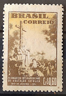 C 267 Brazil Stamp Inter-American Congress Of Catholic Education Religion 1951 1 - Sonstige & Ohne Zuordnung