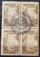 C 267 Brazil Stamp Inter-American Congress Of Catholic Education Religion 1951 Block Of 4 CPD RJ DF - Andere & Zonder Classificatie