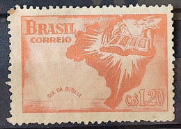C 273 Brazil Stamp Bible Day Map 1951 - Autres & Non Classés