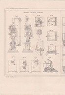 CHEMINS DE FER TRACTEURS PAR LA SOCIETE D'APPLICATION CHARLES TELLIER,APPAREILS D'ECLAIRAGE PAR PYLE REF 70855 - Other Plans