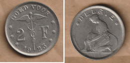 BELGICA    2 Francs1923  Nickel • 10 G • ⌀ 27 Mm KM# 9 - 2 Francs