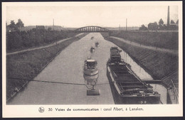 +++ CPA - LANAKEN - Voies De Communication - Canal Albert - Péniche - Nels  "Les Paysages Belges"  // - Lanaken