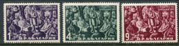 BULGARIA 1951 Social Democratic Party Congress MNH / **.  Michel 798-800 - Ongebruikt