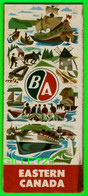 CARTE GÉOGRAPHIQUE DE EASTERN CANADA BY B/A IN 1959 - DIMENSION 57 X 86 Cm - - Atlas, Cartes