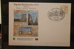 Deutschland, Tag Der Briefmarke 1995; SST Sindelfingen; WSt Henriette Von Oranien - Enveloppes Privées - Oblitérées