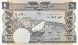 YEMEN YDR 10 DINARS 1984 P-9b EF HIGH GRADE VERY CRISP */* - Jemen