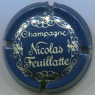 CAPSULE-CHAMPAGNE FEUILLATTE NICOLAS N°03 Bleu & Crème - Feuillate