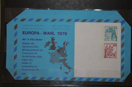 Deutschland, Aerogramm "Europa-Wahl 1979" - Enveloppes Privées - Neuves