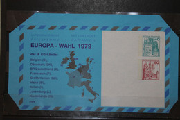 Deutschland, Aerogramm "Europa-Wahl 1979" - Private Covers - Mint