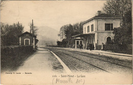 CPA St-MENET MARSEILLE La Gare (809543) - Saint Marcel, La Barasse, Saintt Menet