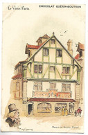 Le Vieux Paris - Maison De Nicolas Flamel - Illustrateur A. ROBIDA - Chocolat GUERIN BOUTRON - Robida