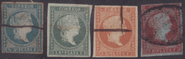 1855-259 CUBA 1855 PUERTO RICO ANTILLAS ISABEL II COMPLETE SET 1/2r-2r. - Prephilately