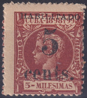 1899-488 CUBA 1899 5c S. 5c US OCCUPATION FIRST ISSUE PHILATELIC FORGERY PARA ESTUDIO. - Ungebraucht