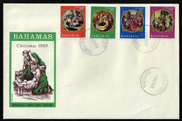 BAHAMAS 1969 CHRISTMAS FIRST  DAY COVER - 1963-1973 Autonomie Interne