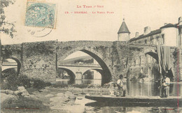 CPA FRANCE 81 "Brassac, Le Vieux Pont ". - Brassac