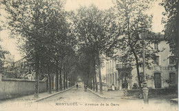 CPA FRANCE 01 "Montluel, Avenue De La Gare". - Montluel