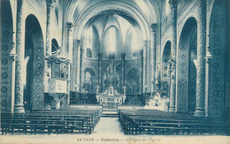 CPA FRANCE 81 "Cadalen, Intérieur De L'église". - Cadalen