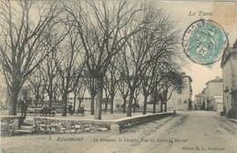 CPA FRANCE 81 "Réalmont, Le Bosquet, Le Temple, Rue Général Ferret". - Realmont