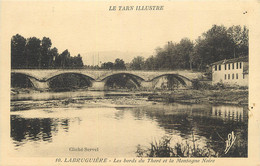 CPA FRANCE 81 " Labruguière, Les Bords Du Thoré Et La Montagne Noire". - Labruguière