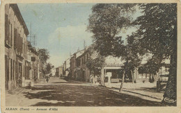 CPA FRANCE 81 "Alban, Avenue D'Albi". - Alban