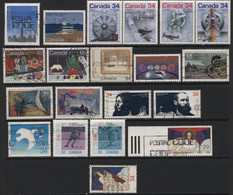 Canada (13) 1985 - 1986. 20 Different Stamps. Used & Unused. - Sammlungen