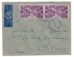 Sénégal Lettre Avion Dakar 29/7/1946 Cover Libération - Lettres & Documents