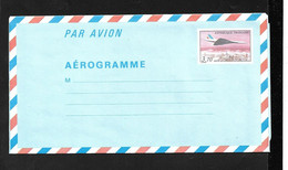 France Aérogramme 1014-AER Avion Concorde Survolant Paris  3,70 F   Neuf  B/ TB   - Aérogrammes