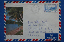 Q3 NOUVELLE CALEDONIE BELLE LETTRE 1986 NOUMEA POUR VERSAILLES FRANCE + AFFRANCH. PLAISANT - Lettres & Documents