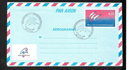 Aérogramme N° 1017-AER Folon Révolution FDC Lyon 01/01/1989  B/ TB  Voir Scans   - Aérogrammes