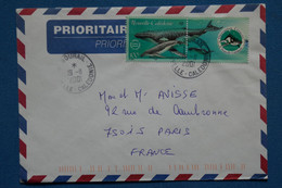 Q3 NOUVELLE CALEDONIE BELLE LETTRE 2001 BOURAIL POUR PARIS FRANCE + AFFRANCH. PLAISANT - Briefe U. Dokumente