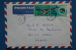 Q3 NOUVELLE CALEDONIE BELLE LETTRE 2001 BOURAIL POUR PARIS FRANCE + AFFRANCH. PLAISANT - Cartas & Documentos