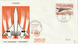 FDC PA N° 29 Concorde 17 Avril 1969 - Aéreo