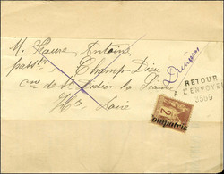 Préo / N° 85 Sur Imprimé Sous Bande De Dunière, Au Recto Griffe RETOUR / A L'ENVOYEUR / 3569. 1893. - TB / SUP. - 1876-1878 Sage (Type I)