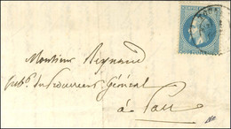 Lettre Avec Texte Daté De Paris Le 27 Septembre 1870 Pour Pau. Au Recto, Càd T 17 TOURS (36) 1 OCT. 70. Au Verso, Càd D' - War 1870