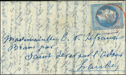 Càd Rouge PARIS (SC) 11 OCT. 70 / N° 29 Sur Lettre Pour St Sever, Au Verso Càd D'arrivée 16 OCT. 70. LE WASHINGTON Ou LE - War 1870