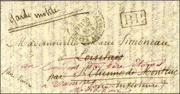 Càd PARIS / CORPS LEGISLATIF 24 SEPT. 70 + PP Sur Lettre En Franchise Militaire Pour St Etienne De Montluc Réexpédiée à  - War 1870