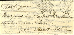 Etoile / N° 29 (pd) Au Verso Pour La Fermeture. Au Recto, Frappe De L'étoile Et Càd PARIS (60) 21 OCT. 70 Sur Lettre Pou - War 1870