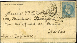 Etoile 10 / N° 29 Càd PARIS / R. DU CHERCHE-MIDI 31 OCT. 70 Sur Gazette Des Absents N° 3 Pour Nantes, Au Verso Càd D'arr - War 1870