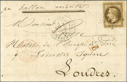 Etoile 12 / N° 30 Càd PARIS / Bd BEAUMARCHAIS 7 NOV. 70 Sur Lettre Pour Londres, Au Recto Càd D'arrivée 9 NOV. 70. LE GI - War 1870