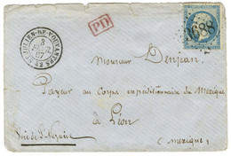 GC 3688 / N° 22 Càd T 15 ST JULIEN-DE-VOUVANTES 42 3 FEVR. 67 Sur Lettre Adressée Au Tarif De Militaire à Un Payeur Au C - Bolli Militari (ante 1900)