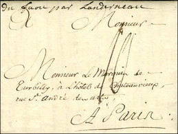 '' Du Faou Par Landerneau '' (L N° 2) Sur Lettre Avec Texte Daté 1771. - TB / SUP. - R. - ....-1700: Voorlopers