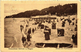 CPA AK Ostseebad GÖHREN Strand Mit Familienbad GERMANY (663031) - Goehren