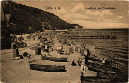 CPA AK Insel RÜGEN SELLIN Strandhalle Und Strandleben GERMANY (670044) - Sellin